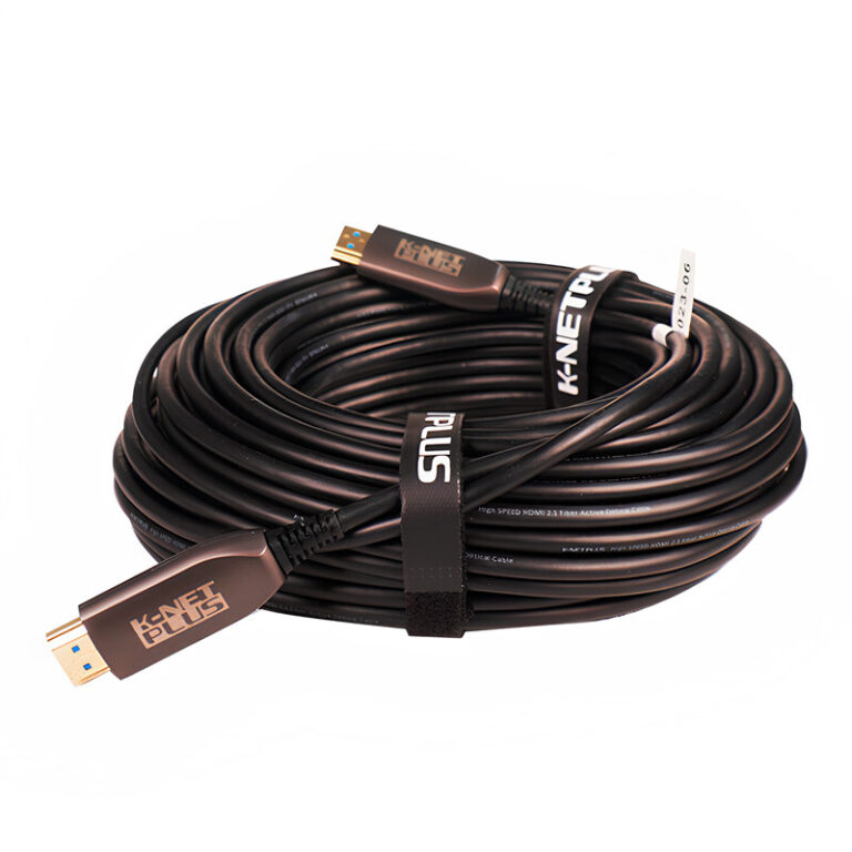کابل HDMI 8K فیبر نوری کی نت پلاس KP-A161 طول 30 متر