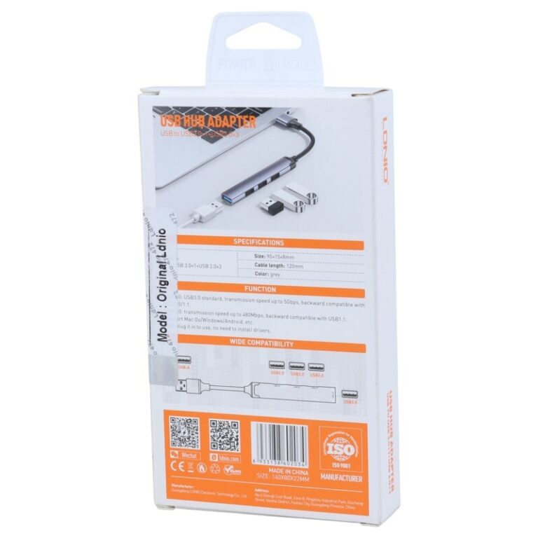 هاب 4 پورت USB 3.0 الدینیو DS-44U