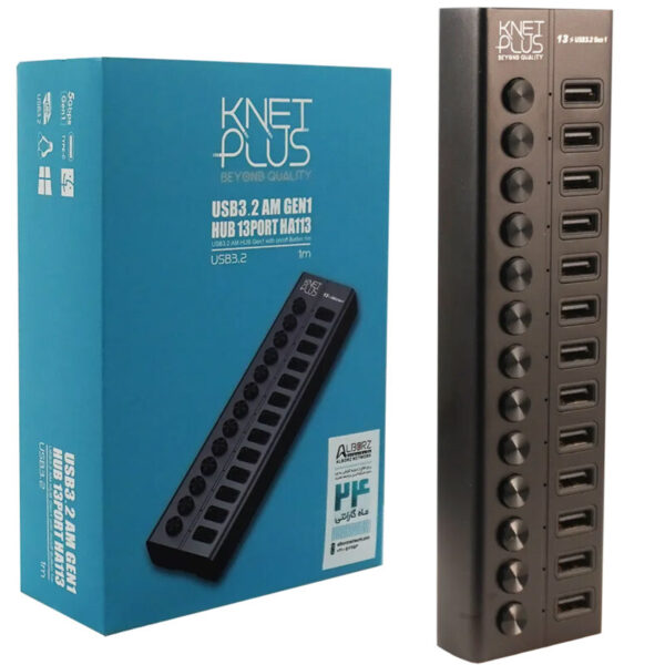 هاب 13 پورت USB کی نت پلاس KP-HA113