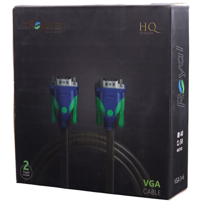 کابل VGA 3+6 رویال Royal طول 50 متر