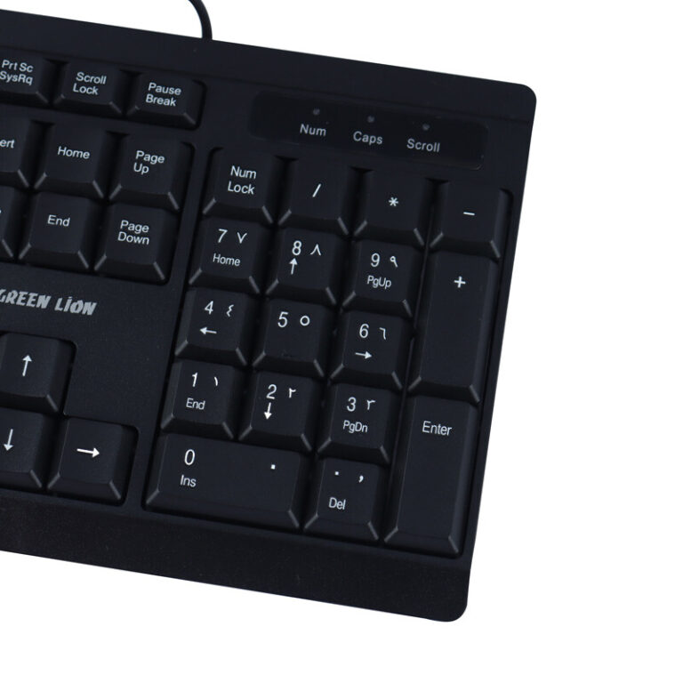 کیبورد و موس گرین لاین GKM-100 پک ضعیف
