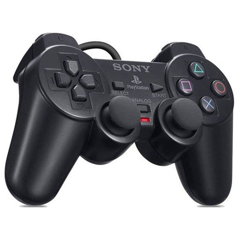 دسته بازی تک شوکدار Sony PS2 مشکی کد 2