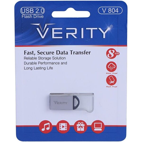 فلش مموری وریتی مدل V804 ظرفیت 8 گیگابایت