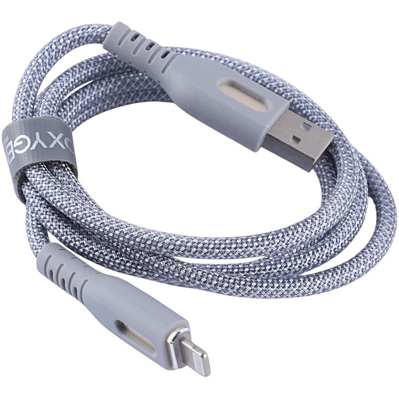 کابل لایتنینگ فست شارژ 3 آمپر اکسیژن LX-27 طول 1 متر - تصویر 3