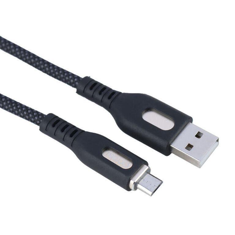 کابل میکرو یو اس بی فست شارژ 3 آمپر اکسیژن LX-27 طول 1 متر