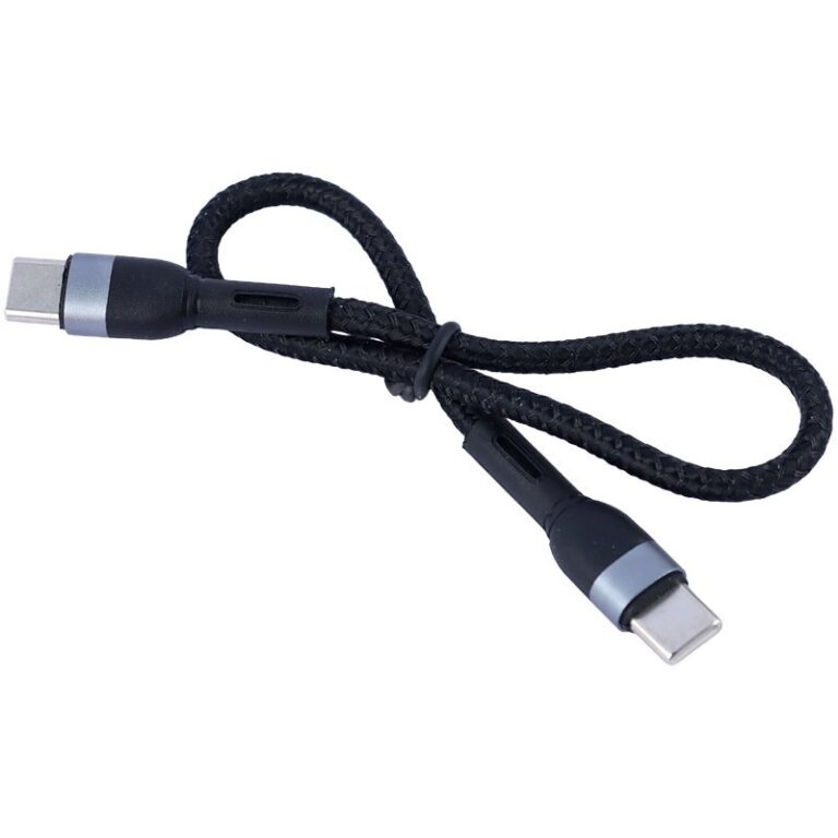 کابل کوتاه دو سر تایپ سی فست شارژ 60 وات اکسیژن LX-40 طول 30 سانتی متر