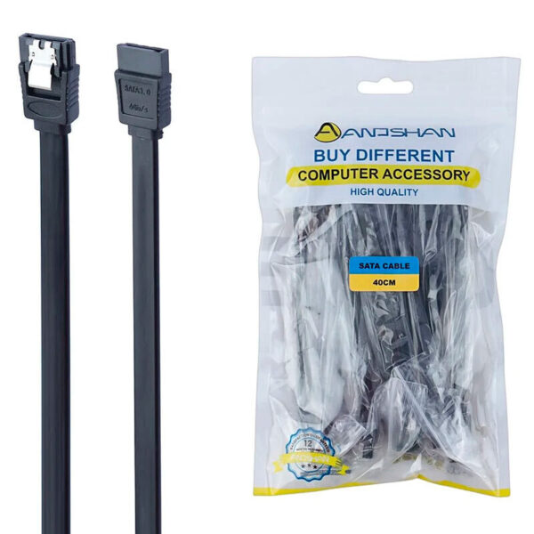 کابل Anoshan Sata Data 6Gb/s 40cm قفل دار