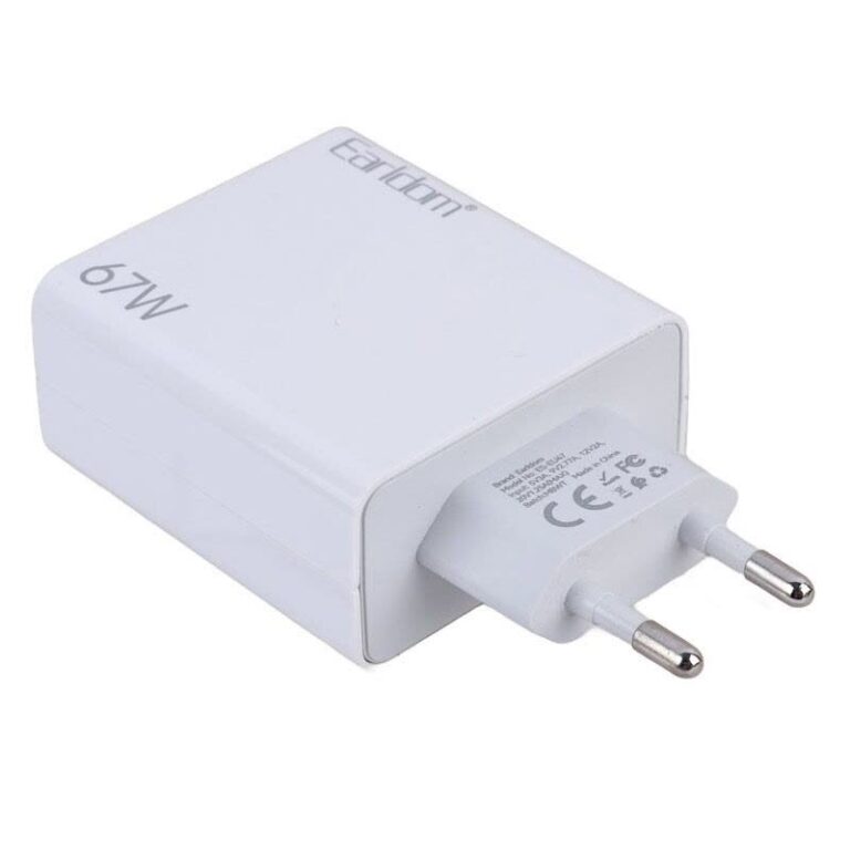 شارژر دیواری 67 وات ارلدام ES-EU47 3.25A + کابل تایپ سی