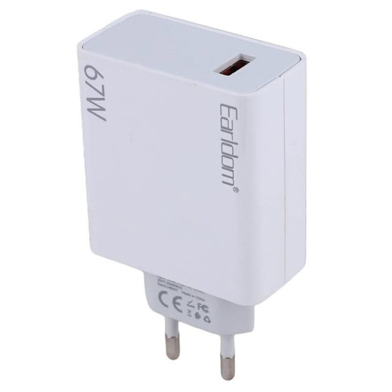 شارژر دیواری 67 وات ارلدام ES-EU47 3.25A + کابل تایپ سی