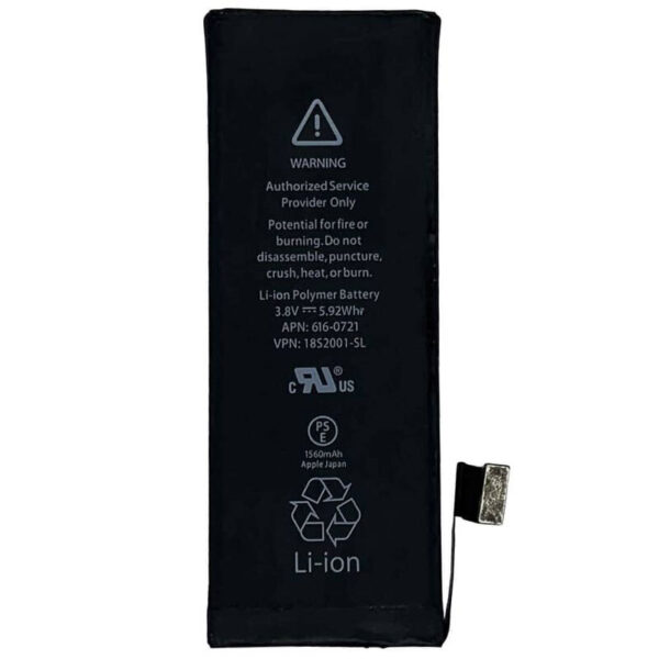 باتری موبایل اورجینال آیفون iPhone 5s 616-0721