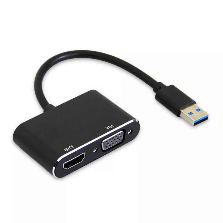 تبدیل USB 3.0 به HDMI/VGA کی نت K-CO81