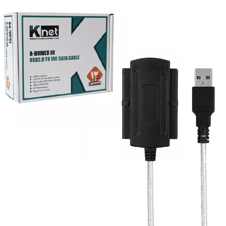 تبدیل USB 2.0 به SATA/IDE کی نت K-CO84