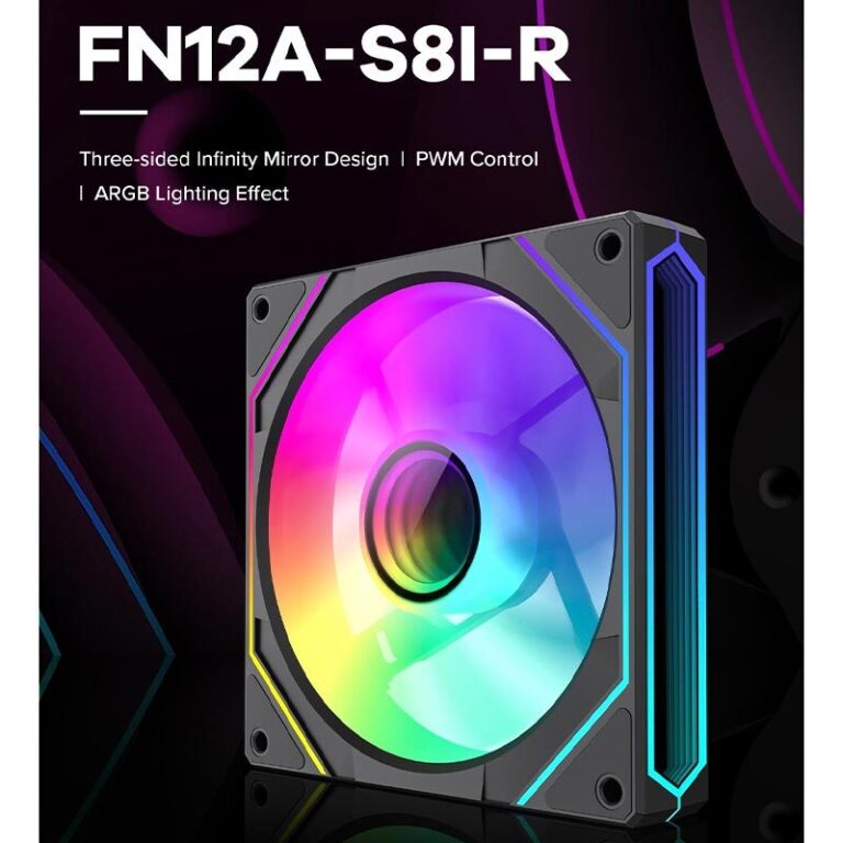 فن کیس گیم مکس FN12A-S8I سایز 120 میلی متری