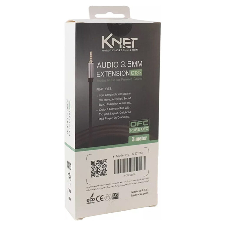 کابل افزایش طول صدا کی نت K-C133 طول 3 متر