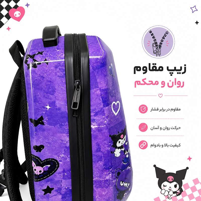 کوله پشتی مارینوکس مارول MS1050 طرح کرومی بنفش - تصویر 9