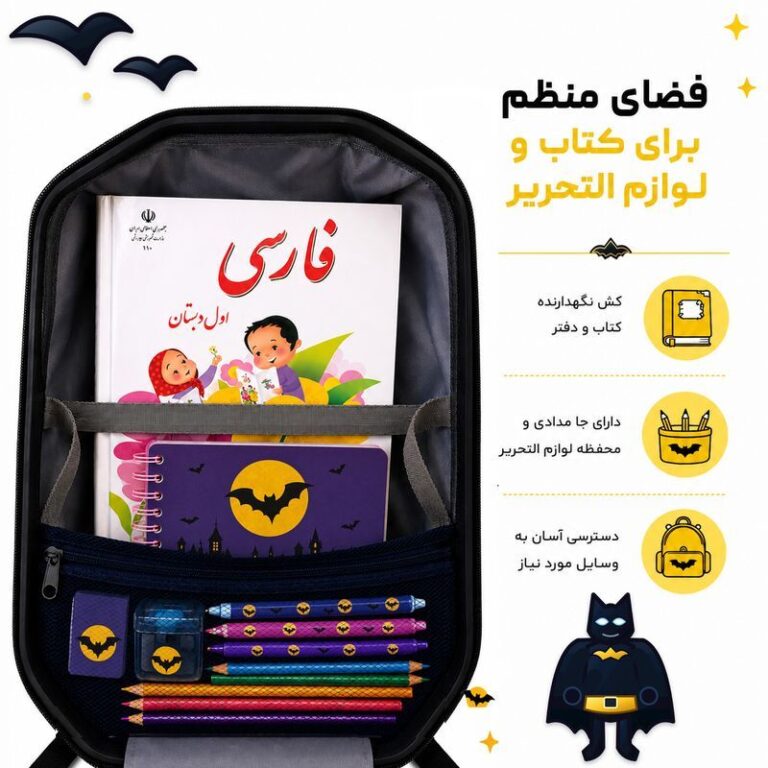 کوله پشتی مارینوکس مارول MS1050 طرح بتمن