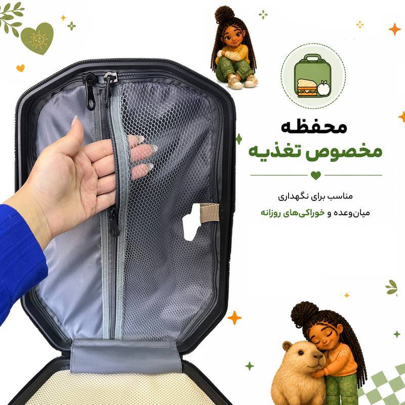 کوله پشتی مارینوکس مارول MS1050 طرح دختر - تصویر 4