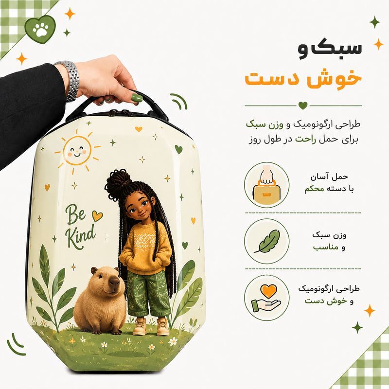 کوله پشتی مارینوکس مارول MS1050 طرح دختر - تصویر 8