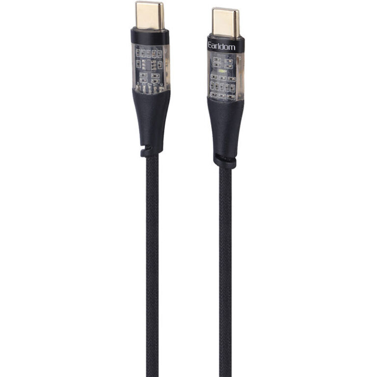 کابل دو سر تایپ سی فست شارژ 100 وات ارلدام EC-179C-C طول 1 متر