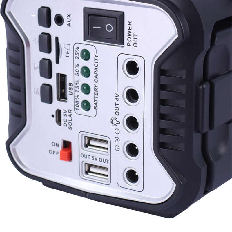 پاوربانک و رادیو اسپیکر بلوتوثی خورشیدی دیپ کینگ DK-801SL - تصویر 6