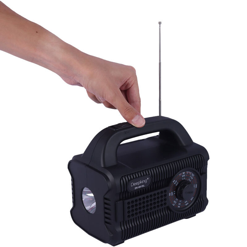 پاوربانک و رادیو اسپیکر بلوتوثی خورشیدی دیپ کینگ DK-801SL - تصویر 10