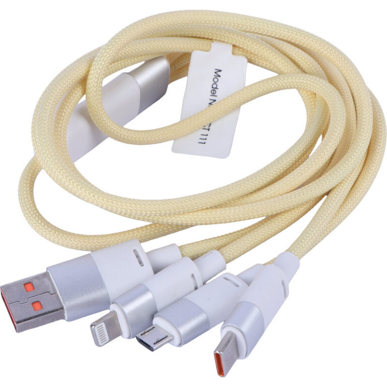 کابل سه سر فست شارژ 60 وات تسکو TCT 111 طول 1.2 متر