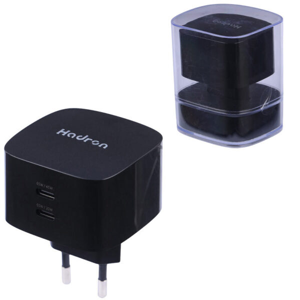 شارژر دیواری 65 وات هادرون C1016 GaN QC4.0 PD3.0 3.25A