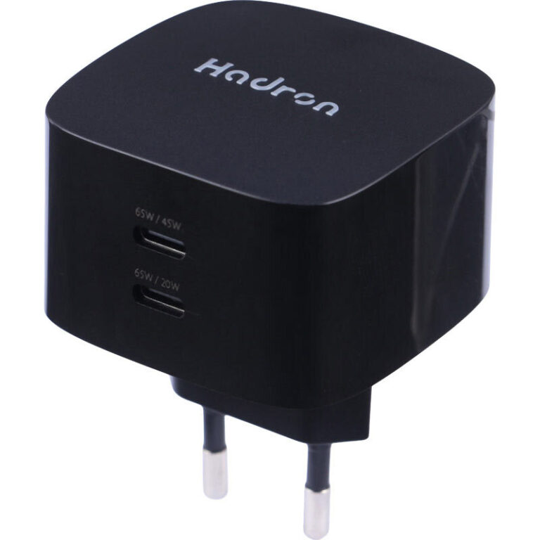 شارژر دیواری 65 وات هادرون C1016 GaN QC4.0 PD3.0 3.25A