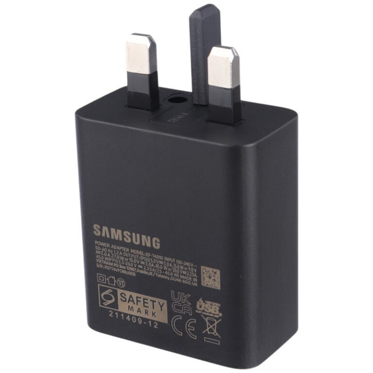شارژر دیواری 45 وات سامسونگ EP-T4510 GaN PD 3A + کابل تبدیل تایپ سی