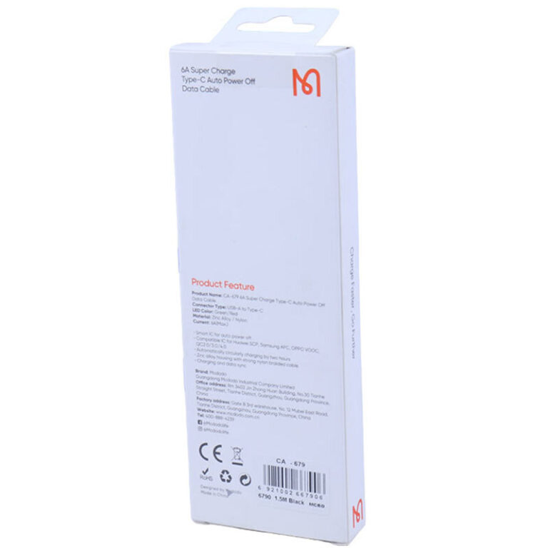 کابل تایپ سی مک دودو CA-6790 طول 1.5 متر