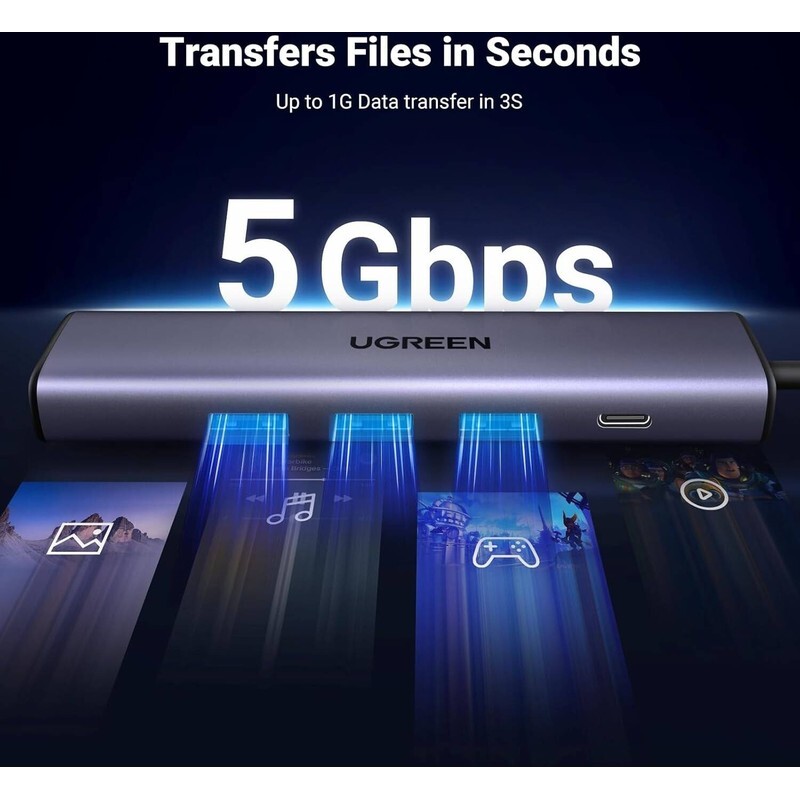 هاب 5 پورت USB یوگرین CM475-60554 - تصویر 6