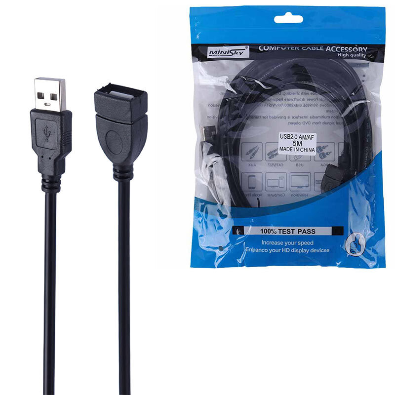 کابل افزایش طول USB مینی اسکای طول 5 متر