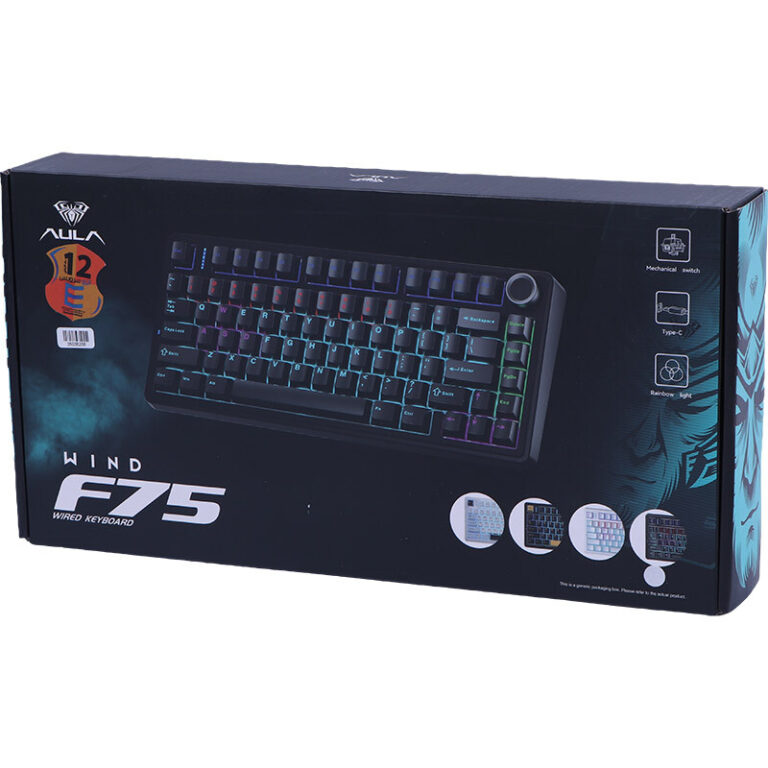 کیبورد گیمینگ آئولا Wind F75
