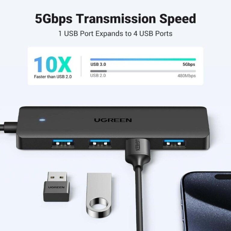 هاب 4 پورت USB 3.0 یوگرین CM219-25946
