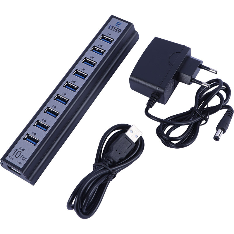 هاب 10 پورت USB انزو UH-10A - تصویر 6