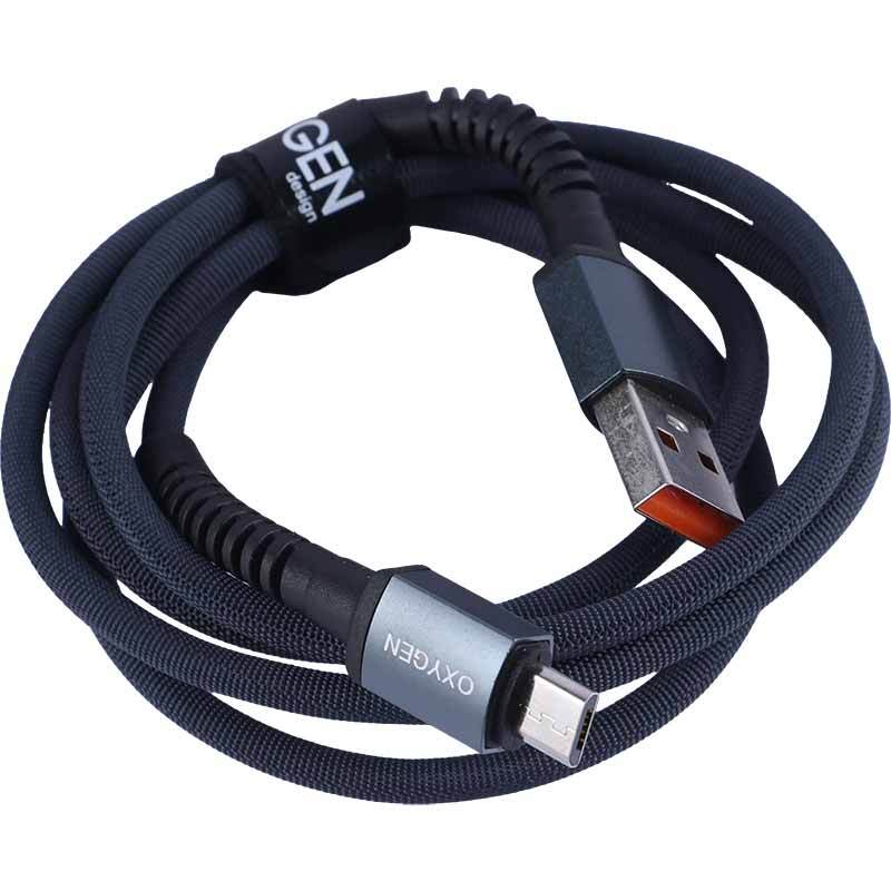 کابل میکرو یو اس بی فست شارژ 3 آمپر اکسیژن LX-25 طول 1 متر - تصویر 7