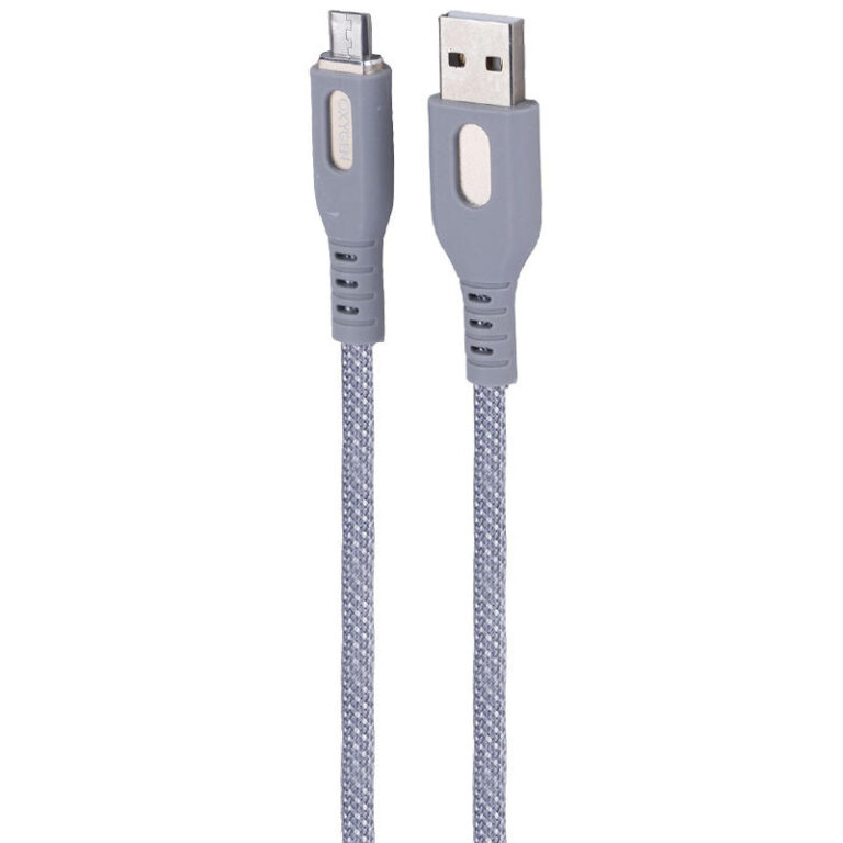 کابل میکرو یو اس بی فست شارژ 3 آمپر اکسیژن LX-27 طول 1 متر