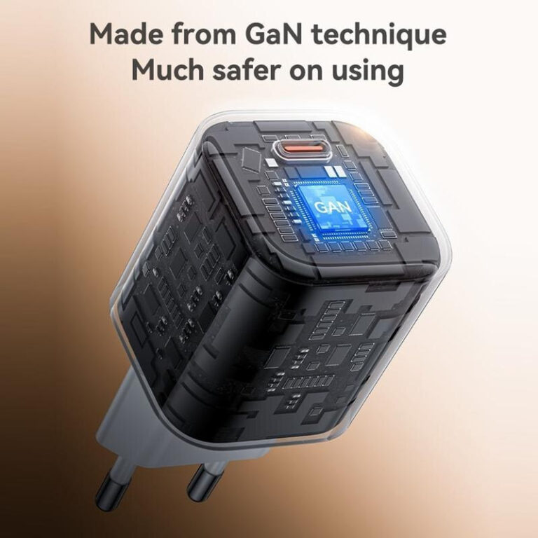 شارژر دیواری 45 وات یسیدو YC116 GaN PD 3A + کابل تبدیل تایپ سی