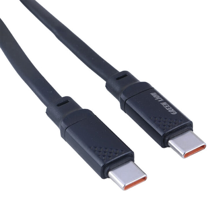 کابل دو سر تایپ سی فست شارژ 60 وات گرین لاین GNTPE1MC2CBK طول 1 متر