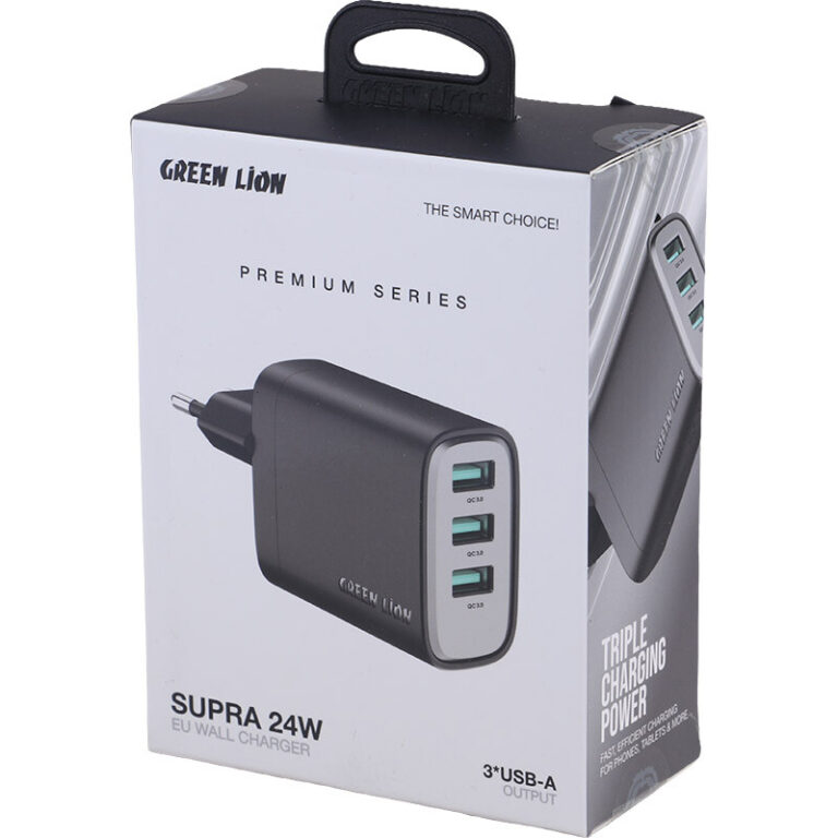 شارژر دیواری 12 وات گرین لاین SUPRA GL-WC30