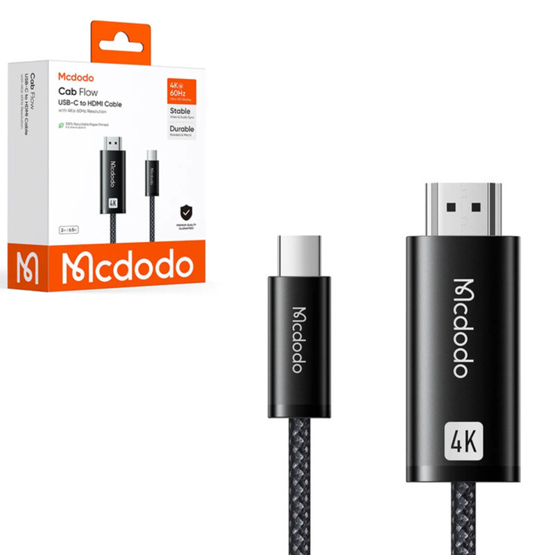 کابل تبدیل Type-C به HDMI مک دودو CA-790 طول 2 متر