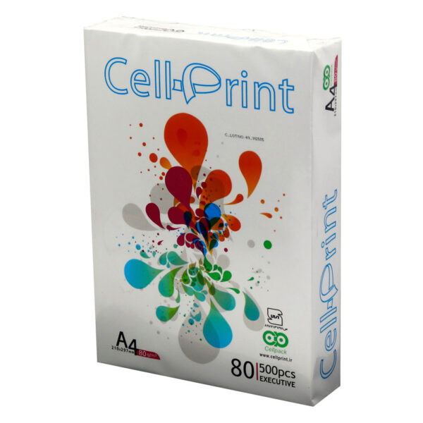 کاغذ A4 سل پرینت 80 گرم بسته 500 عددی