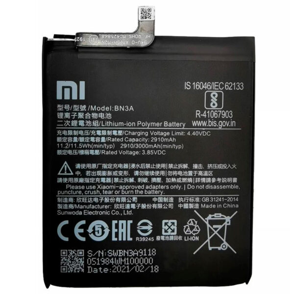 باتری موبایل اورجینال شیائومی Xiaomi Redmi Go BN3A