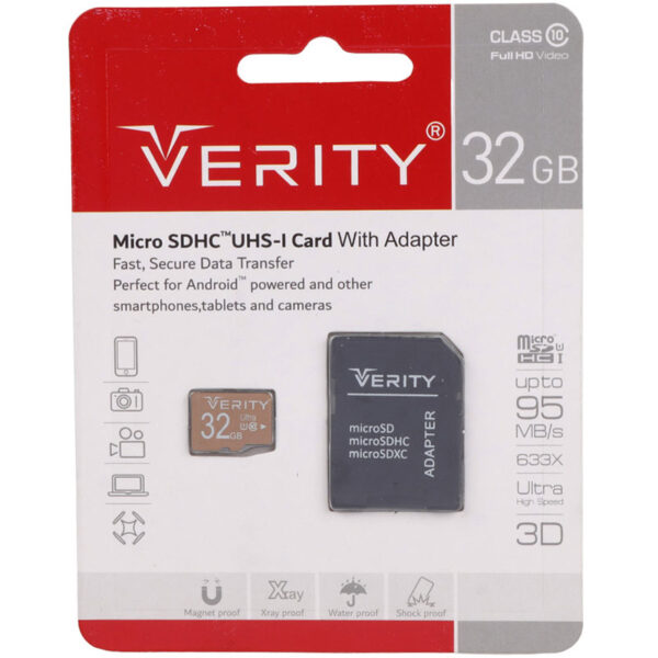 رم 32 گیگ وریتی Verity 633X U1 C10 95MB/s