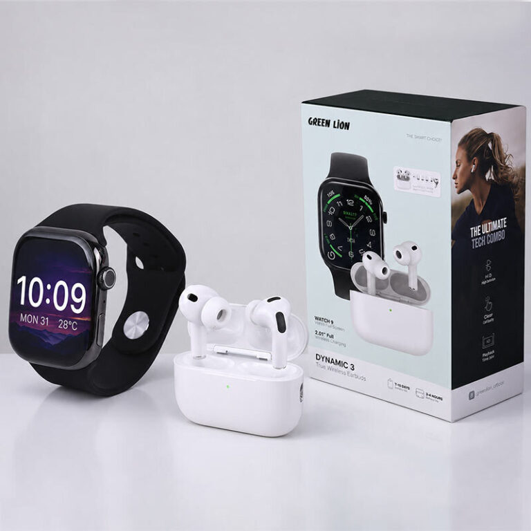 پکیج ساعت هوشمند و هندزفری بلوتوثی گرین لاین Dynamic 3
