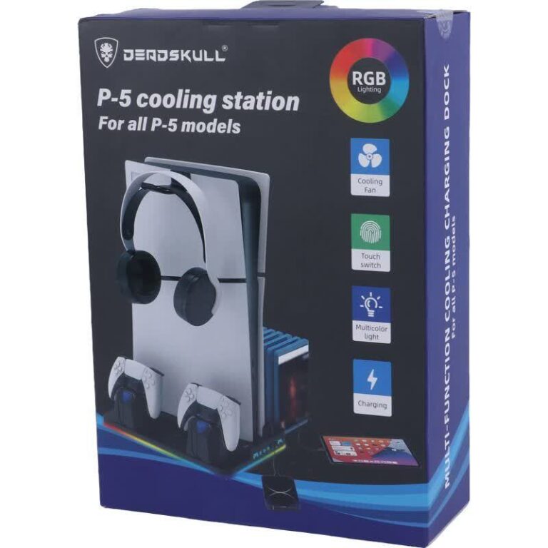خنک کننده و شارژر دسته PS5/Slim/Pro دد اسکال DS-MZ8043