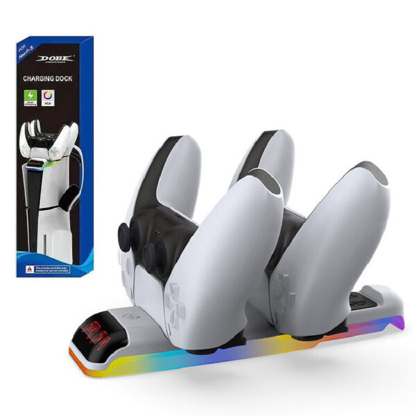 پایه شارژر دسته بازی PS5 و نگهدارنده هدفون دابی مدل TP5-3597