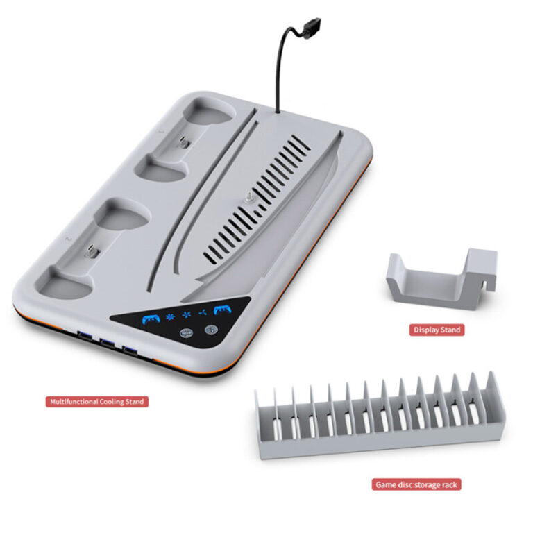 خنک کننده و شارژر دسته PS5/PS5 Slim دابی TP5-3557