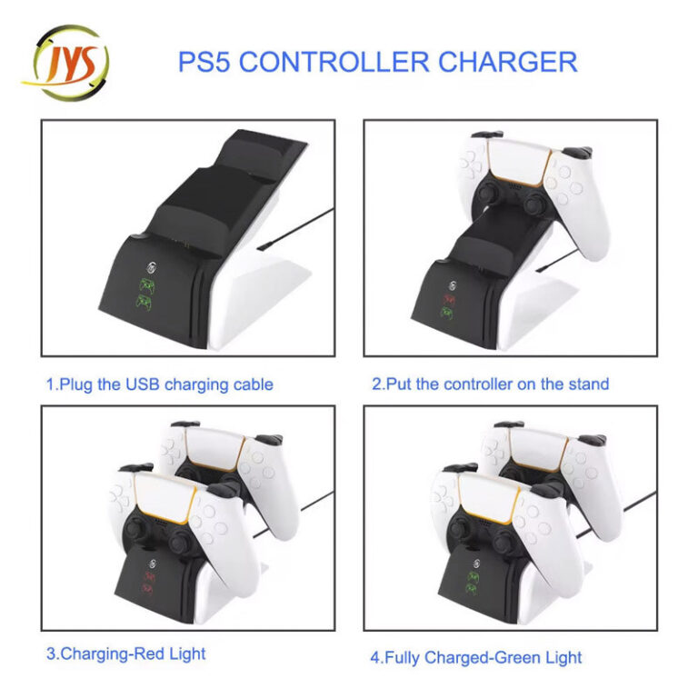 پایه شارژر دسته بازی PS5 جی وای اس JYS-P5102
