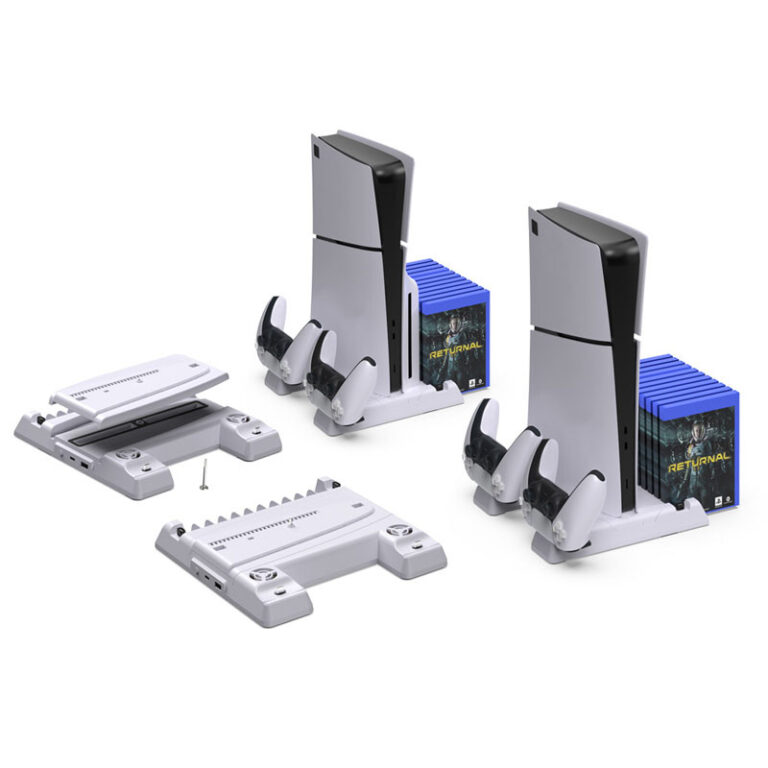 خنک کننده و شارژر دسته PS5/PS5 Slim دابی مدل P-5 TP5-3537B
